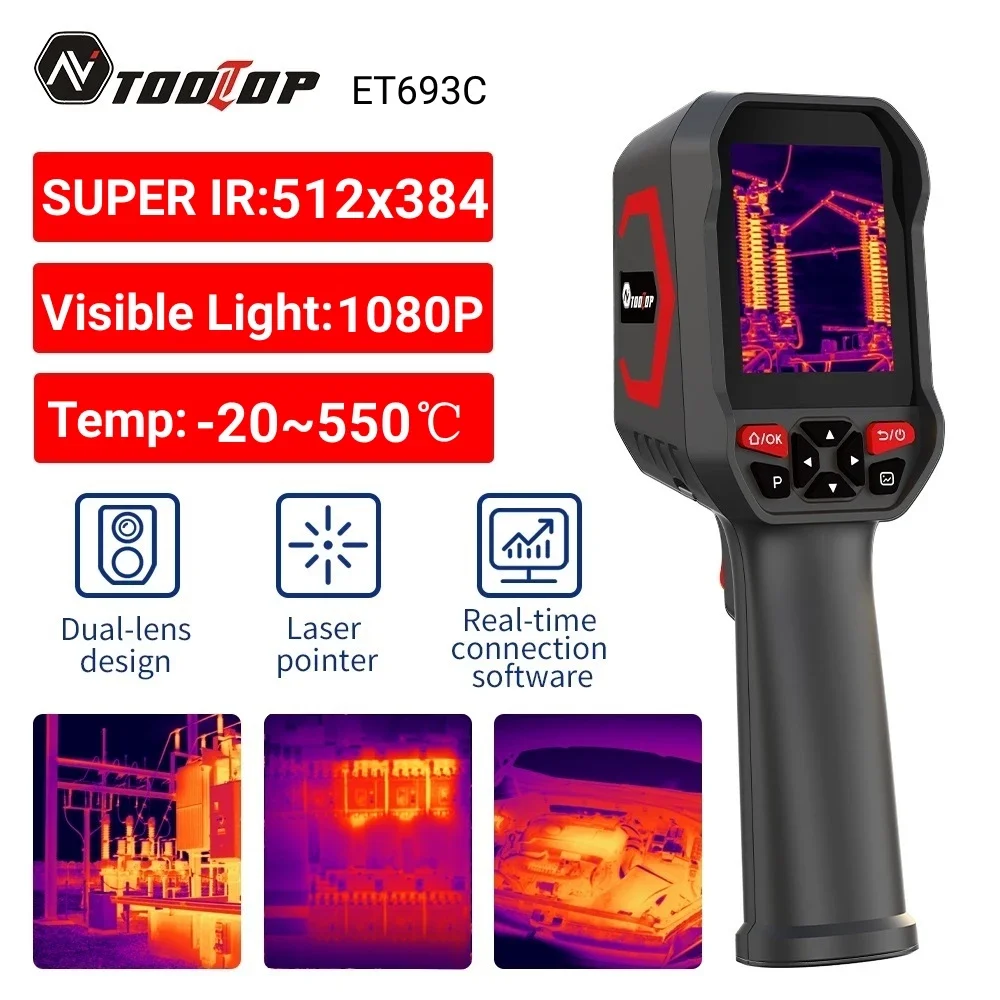 Thermal Imaging Camera Pcb Repair - TOOLTOP ET693C Super IR 512x384 cámara
