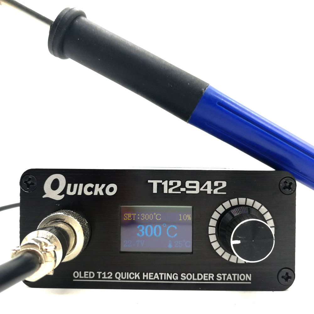 T12 Soldering Station Oled - QUICKO MINI T12 STC OLED Estación