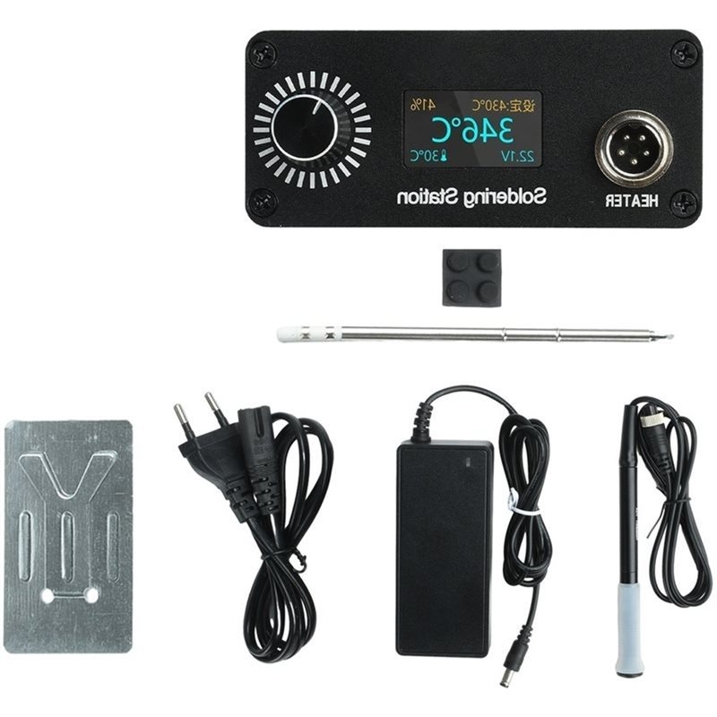 T12 Soldering Station Oled - Estación de Soldadura Digital B03C-T12, Kit