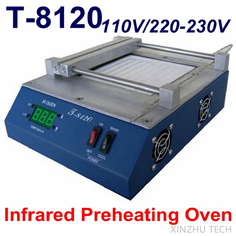Infrared Bga Rework Station - Precalentador PUHUI T-8120, horno de precalentamiento