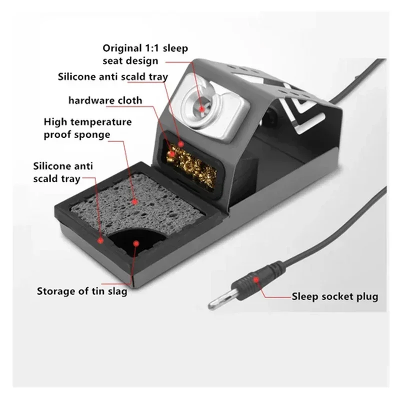 Estación de soldadura OSS T245 - C245 Soldering Station 130W reseña y precio