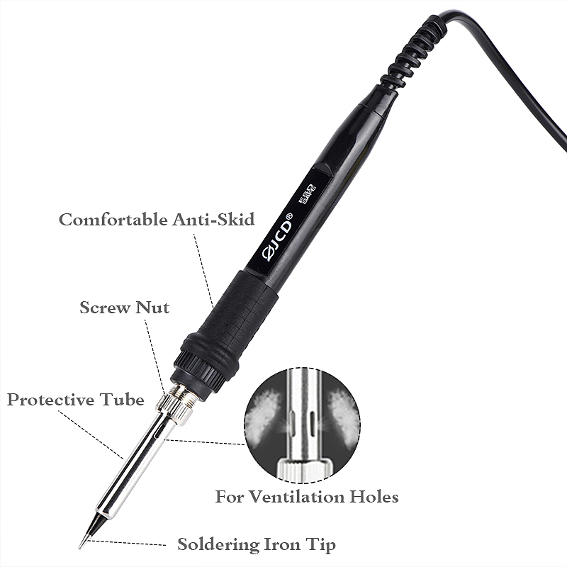 Estación de Soldadura JCD 2 en - 2 In 1 Soldering Rework Station 750W reseña y precio