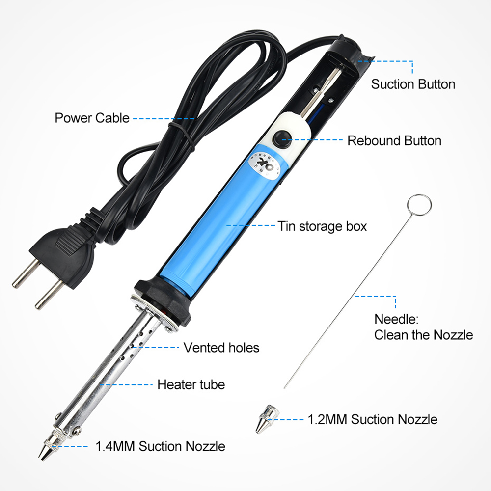 AC 110V/220V pluma eléctrica c - Desoldering Pump Electric Vacuum Station reseña y precio