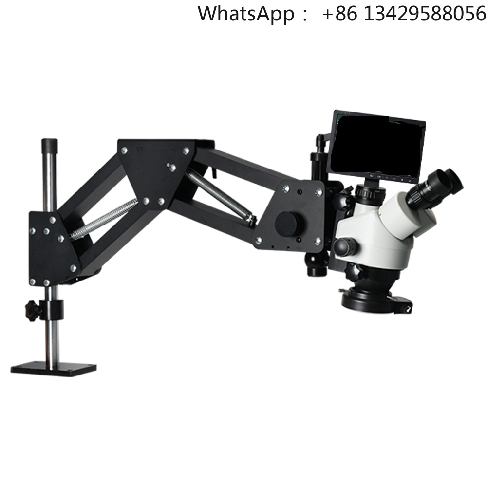 Microscopio Trinocular Estéreo - Trinocular Stereo Microscope 7X-45X reseña y precio