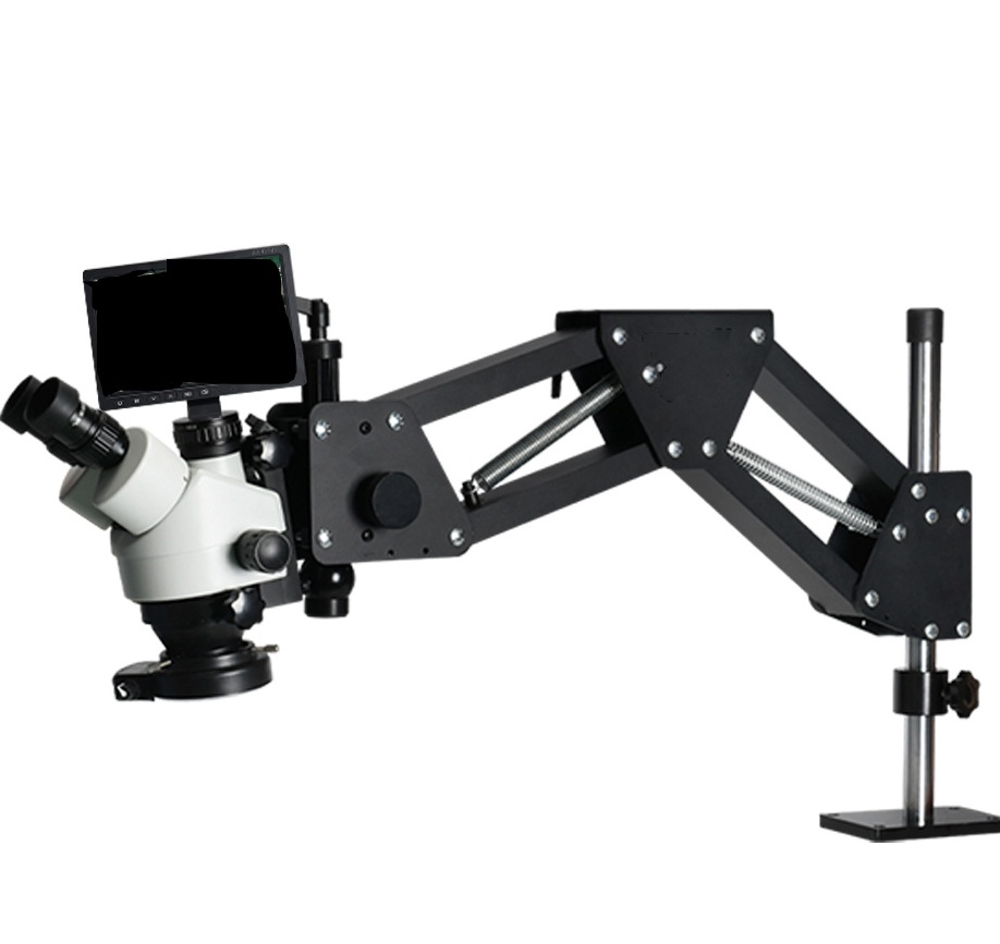 Microscopio Trinocular Estéreo - Trinocular Stereo Microscope 7X-45X reseña y precio