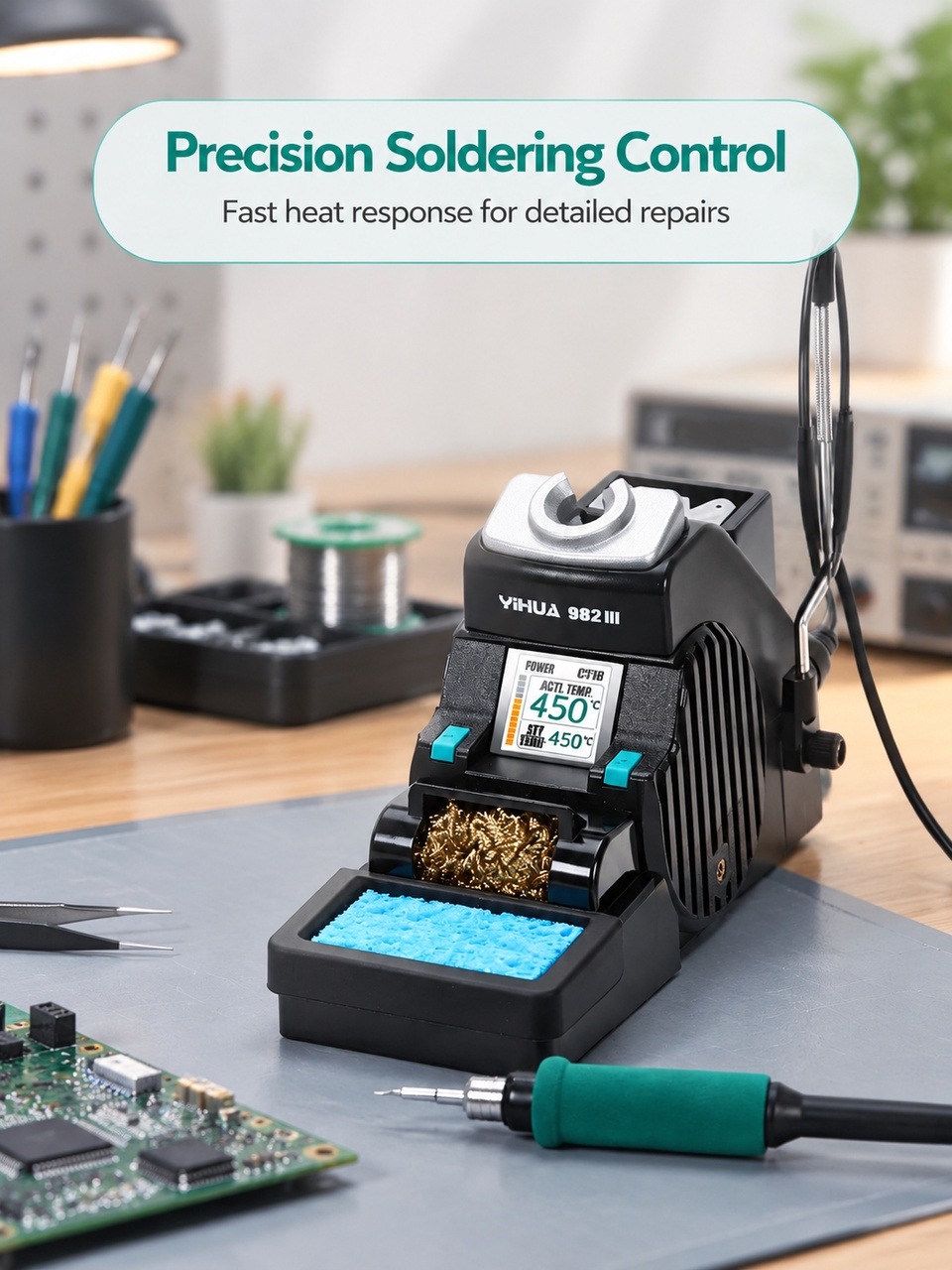 Estación de Soldadura de Preci - C210 Precision Soldering Station reseña y precio