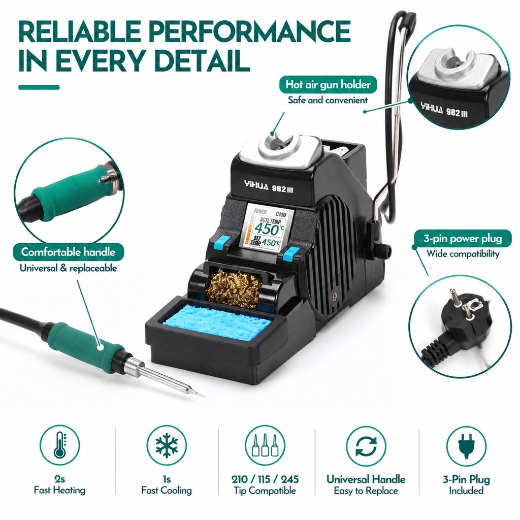 Estación de Soldadura de Preci - C210 Precision Soldering Station reseña y precio
