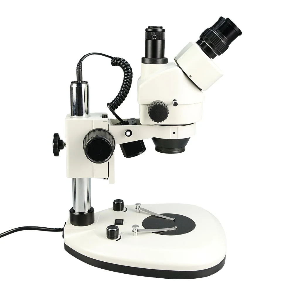Microscopio Trinocular Óptico  - Trinocular Stereo Microscope 7X-45X reseña y precio