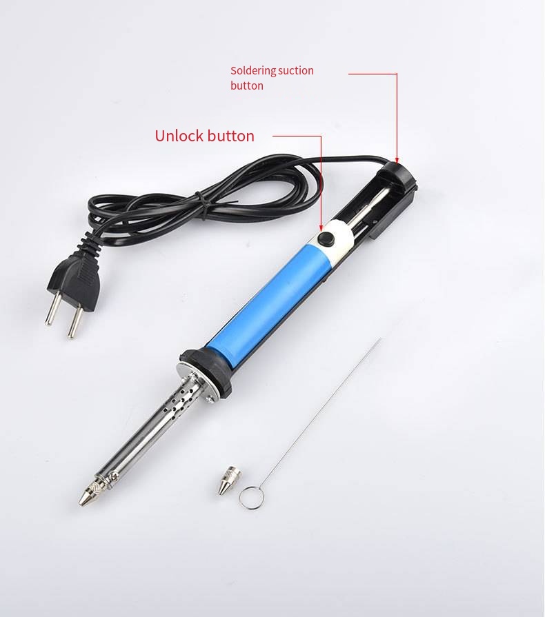 Herramienta de Soldadura Eléct - Desoldering Pump Electric Vacuum Station reseña y precio
