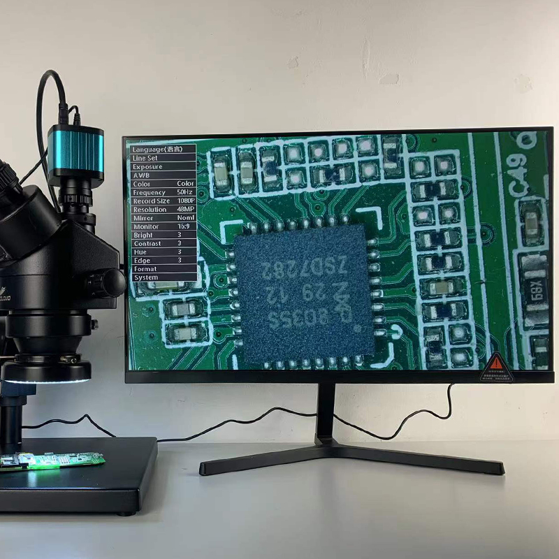 7X-45X 3.5X-90X Trinocular Est - Trinocular Stereo Microscope 7X-45X reseña y precio